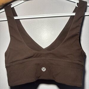 Lululemon Brown V-Neck Bra